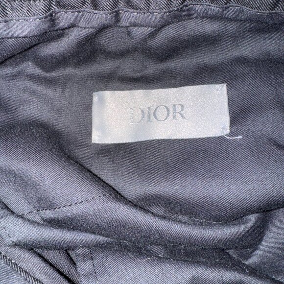 Authentic DIOR Men's Black Woven Pants - Size 36 - Picture 4 of 8